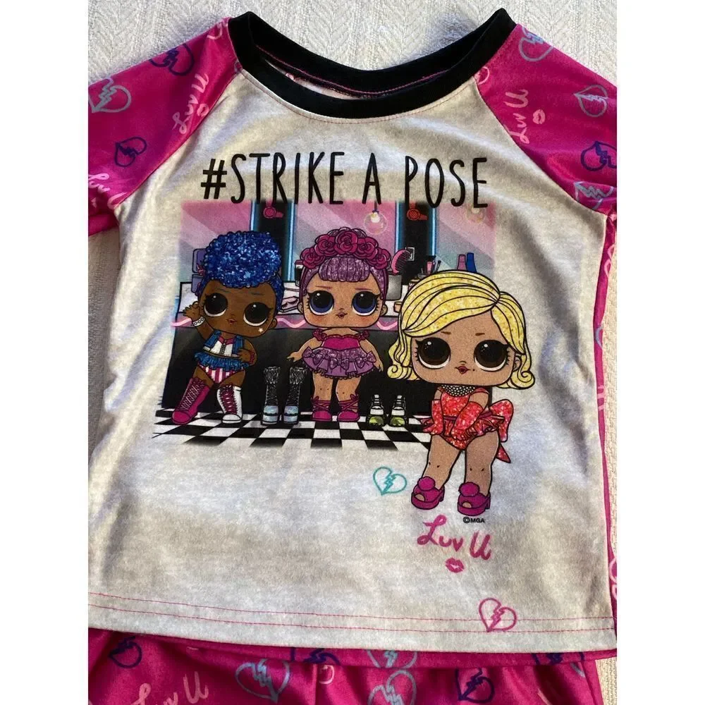 L.O.L. Surprise! Size 4 Strike a Pose 2-Piece Pajama Set